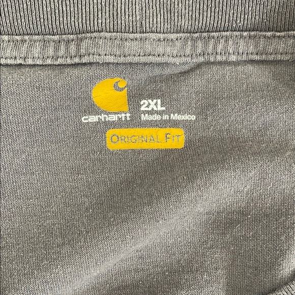 Carhartt Men's Gray Pocket T-Shirt - Picture 6 of 6